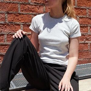 John Galt Silver Ashley Basic T-Shirt